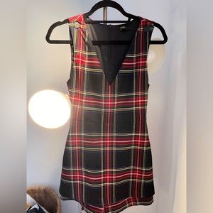 Maje Plaid Jumper